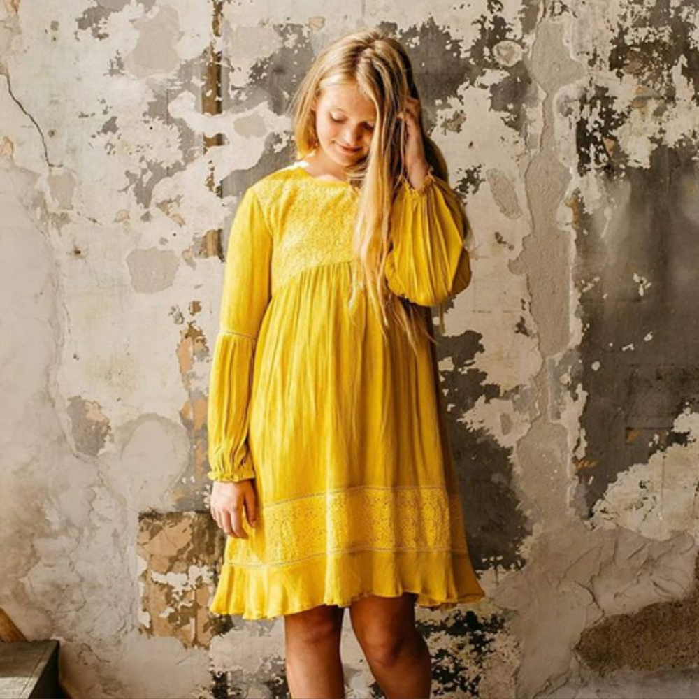 NEW Boho Kids Lace Detail Dress (Mommy and Me)